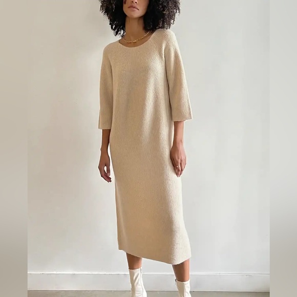 SOLD. Oak + Fort Sweater Dress - Picture 2 of 6